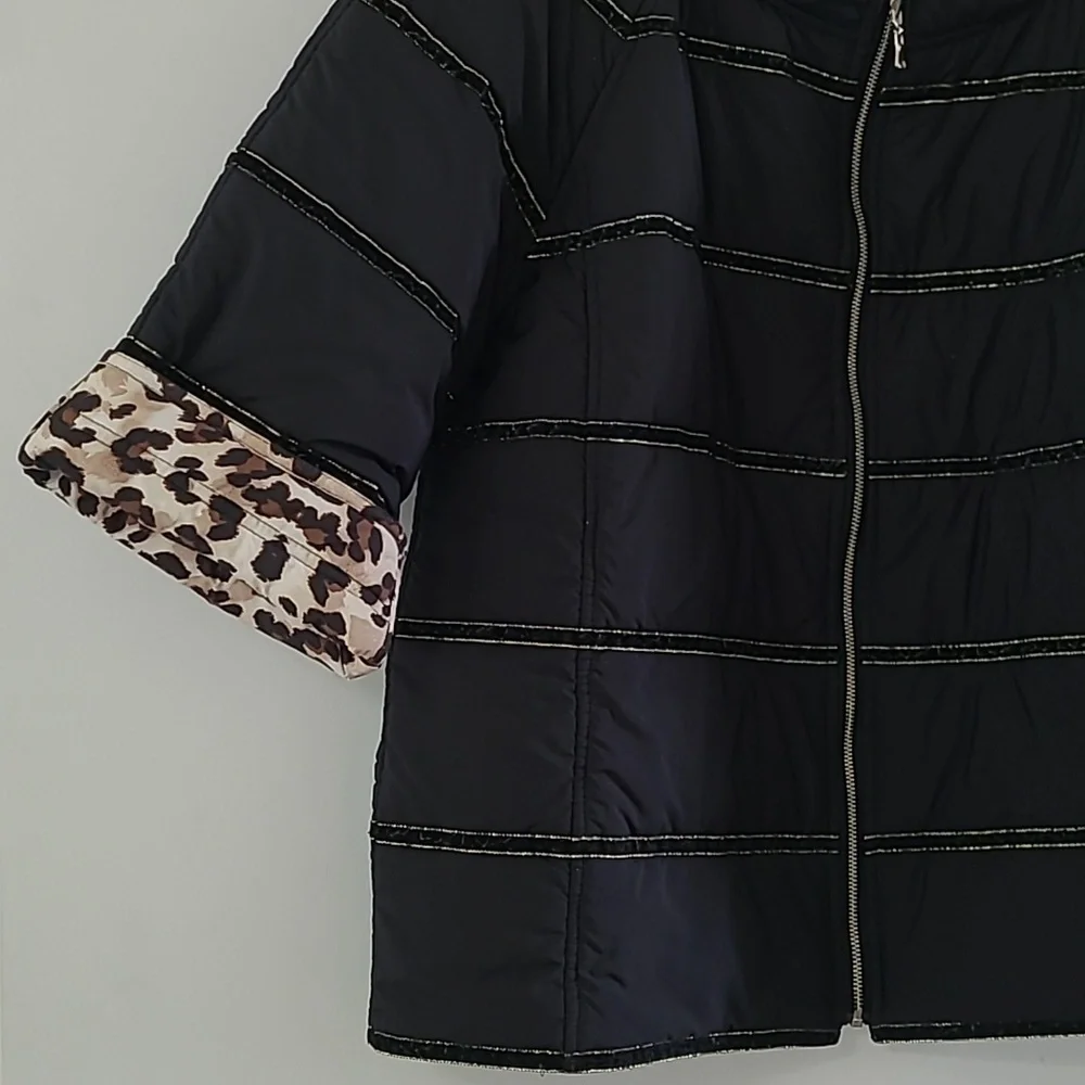 Chicos Reversible Puffer Jacket - Picture 5 of 5